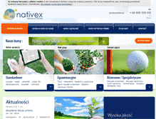 Tablet Screenshot of nativex.pl